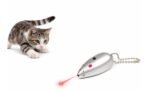 კატის ინტერაქტიული სათამაშო ლაზერი - ნაცრისფერი თაგვი 11x3x3სმ / Cat interactive toys laser pointer – Aludra Mouse Gray 11x3x3cm - Image 2