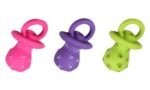 ძაღლის სათამაშო ლატექსის ვარდისფერი/მწვანე/იასამნისფერი - 12სმ / Dog Toy Waiz Dummy Multiple colours