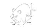 ძაღლის სათამაშო ვენსლი გოჭი 16სმ / Dog Toy Wensley Pig Multiple colours 16cm - Image 5