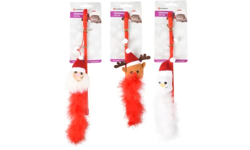 5400585078961 (1) კატის საშობაო სათამაშო დონი ჯოხზე / Christmas CaT Toy Doni - Image 1