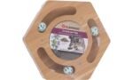 კატის სათამაშო საფხაჭნით და ბურთებით / CaT toy Scratching  Densi Hexagon Brown