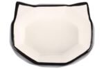 საკვებისა და სასმელის თასი შავი/თეთრით 180მლ / Feeding and drinking bowl Kubo Black & White 180ml - Image 2