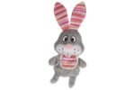 ძაღლის სათამაშო ბაჭია პიენო 25სმ / Toy Pieno Rabbit Grey 25cm - Image 2