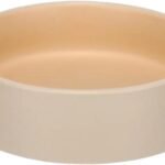 საკვებისა და სასმელის ჯამი კრემისფერი და ნარინჯისფერით 200მლ / Feeding and drinking bowl Anca Round Beige & Orange 200ml
