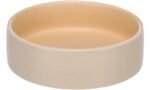 საკვებისა და სასმელის ჯამი კრემისფერი და ნარინჯისფერით 200მლ / Feeding and drinking bowl Anca Round Beige & Orange 200ml
