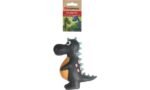 ძაღლის სათამაშო პუგა დინოზავრი შავი 17სმ / Dog Toy Puga Dinosaur Black 17cm - Image 3