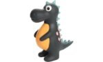 ძაღლის სათამაშო პუგა დინოზავრი შავი 17სმ / Dog Toy Puga Dinosaur Black 17cm