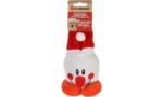 ძაღლის საშობაო სათამაშო ლედი თოვლის კაცი თეთრი ∅ 10სმ / Christmas Dog Toy Lady Snowman White ∅ 10cm