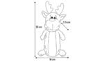 ძაღლის საშობაო სათამაშო Krola Reindeer ყავისფერი 35სმ / Christmas Dog Toy Krola Reindeer Brown 35cm - Image 3