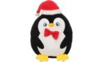 ძაღლის საშობაო სათამაშო ბოლლო პინგვინი შავი 25სმ / Christmas Dog Toy Bollo Penguin Black 25cm - Image 2