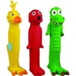 ძაღლის სათამაშო მანეკენი - ჩიტი, ძაღლი და ნიანგი 19სმ / Dog Toy Dummie Bird & Dog & Crocodile 19cm