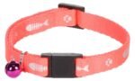 კატის საყელო Ziggi Fluo ვარდისფერი 20-35 სმ / Cat Collar Ziggi Fluo pink 20-35 cm - Image 2