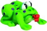ძაღლის სათამაშო ეზეკიელი ბაყაყი მწვანე 10სმ /  Dog Toy Ezekiel Frog Green 10cm