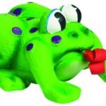 ძაღლის სათამაშო ეზეკიელი ბაყაყი მწვანე 10სმ /  Dog Toy Ezekiel Frog Green 10cm