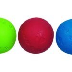 ძაღლის სათამაშო ბურთი ლურჯი/წითელი/მწვანე ∅ 8 სმ / Dog Toy Summer Ball blue/red/green ∅ 8 სმ