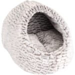 საწოლი კატებისთვის ნაცრისფერი/შავით 40x40x28 სმ / Sleeping place Snoozzy Grey & Black 40x40x28cm