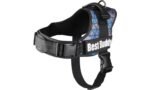 სამკერდე აღკაზმულობა ლურჯი/ნაცრისფერი/შავი L 70-90სმ *50მმ / Harness Best Buddy Pluto Blue camouflage Grid L 70-90cm *50mm