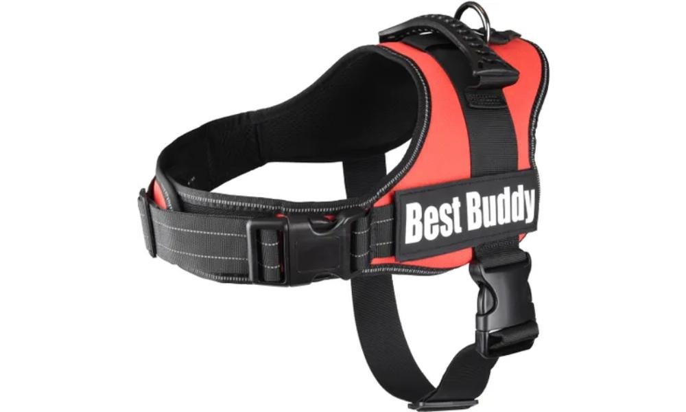 სამკერდე აღკაზმულობა წითელი XL 80-100სმ *50მმ / Harness Best Buddy Pluto Red XL 80-100cm*50mm - ZooLife.ge