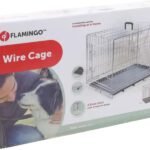 გალია ძაღლებისთვის ვერცხლისფერი M 47x77x54სმ / Wire cage Keo Silver M 47x77x54 cm