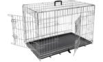 ძაღლის გალია ვერცხლისფერი L 93x57x62სმ / Wire cage Keo Silver L 93x57x62cm - Image 2