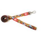 ძაღლის საბელი S 1.5x120სმ / Short Leash - Heroes S 1.5x120cm