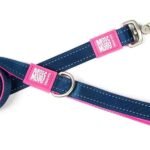 ძაღლის საბელი M 120x2,5 სმ / Short Leash - Matrix Pink M 120x2,5 cm