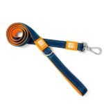ძაღლის საბელი M 120x2,5 სმ / Short Leash - Matrix Orange M 120x2,5 cm